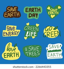 minimalsit, simple, modern, aesthetic, flat, modern, drawing, earth day, eco, nature, go green, recycle, save earth, save trees, sticker