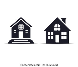 minimilist house icon vector design