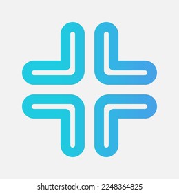 Minimieren Sie das Symbol im Farbverlauf-Stil über Multimedia, verwenden Sie es für die Präsentation mobiler Websites