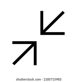minimize icon or logo isolated sign symbol vector illustration - high quality black style vector icons
