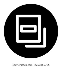 Minimierung von Symbol oder Logo, einzelne Zeichen Symbol, Vektorgrafik - hochwertige Vektorsymbole in schwarzem Stil