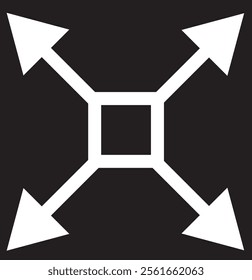 minimize icon rally compact size small scale arrows icons . shrink icon resize in arrows