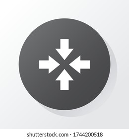 minimize icon. Vector illustration EPS 10.