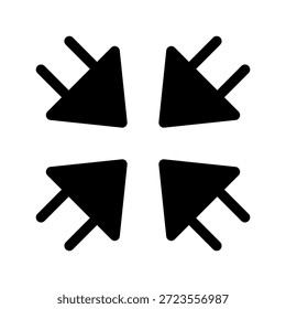Minimizar la ilustración de diseño de símbolos de Vector de iconos