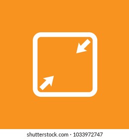 Minimize, Maximize icon, stock vector, eps10.