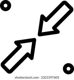 minimize right arrow gear line icons