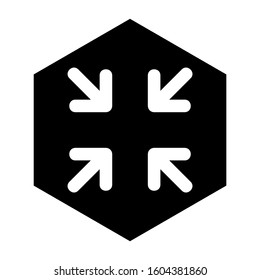 minimize screen icon isolated sign symbol vector illustration - Collection of high quality black style vector icons
