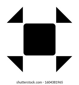 minimize screen icon isolated sign symbol vector illustration - Collection of high quality black style vector icons
