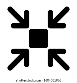 minimize screen icon isolated sign symbol vector illustration - Collection of high quality black style vector icons
