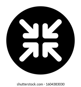 minimize screen icon isolated sign symbol vector illustration - Collection of high quality black style vector icons
