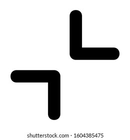 minimize screen icon isolated sign symbol vector illustration - Collection of high quality black style vector icons
