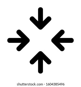 minimize screen icon isolated sign symbol vector illustration - Collection of high quality black style vector icons

