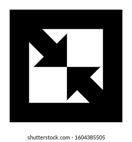 minimize screen icon isolated sign symbol vector illustration - Collection of high quality black style vector icons
