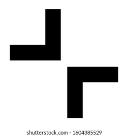 minimize screen icon isolated sign symbol vector illustration - Collection of high quality black style vector icons

