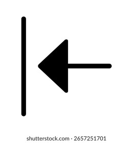 Minimizar Ilustração de Design de Símbolo de Vetor de Ícone da Barra Lateral