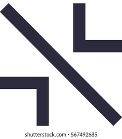 Minimize Vector Icon