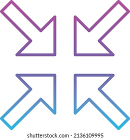 Minimize vector icon. Can be used for printing, mobile and web applications.