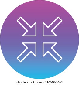 Minimize vector icon. Can be used for printing, mobile and web applications.