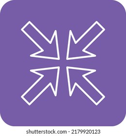 Minimize vector icon. Can be used for printing, mobile and web applications.