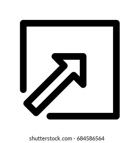 minimize window arrow
