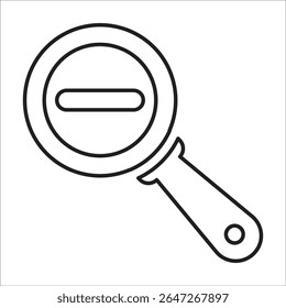 Minimizar, Zoom Out Icon, Vector de líneas