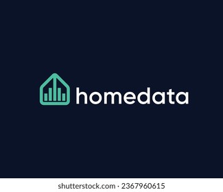 Minimul home with internet logo.
