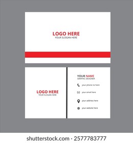 Minimum Business Card Design Template