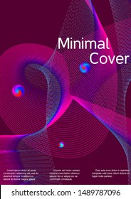 Minimum coverage of the vector. Cover design. Suitable for creating a fashionable abstract cover, banner, poster, booklet.
