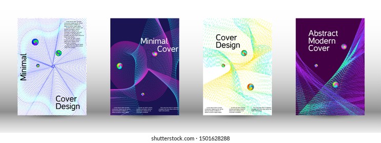 Minimal Geometric Coverage Cover Design Set Stock Vector (Royalty Free) 149...