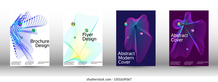 Minimal Geometric Coverage Cover Design Set Stock Vector (Royalty Free) 154...