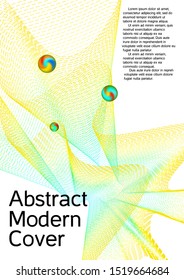 Minimum coverage of the vector. Cover design. Suitable for creating a fashionable abstract cover, banner, poster, booklet.