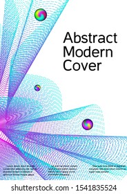 Minimum coverage of the vector. Cover design. Sound flyer for creating a fashionable abstract cover, banner, poster, booklet.