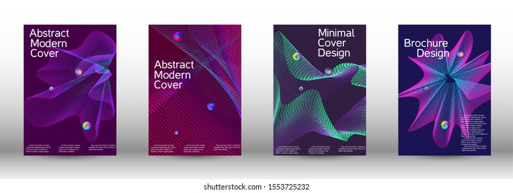 Minimum Coverage Vector Cover Design Set Stock Vector (Royalty Free ...