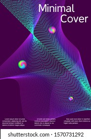 Minimum coverage of a vector. Cover design. Future template for the design of the background of albums, business brochures, banner, poster.