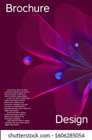 Minimum coverage of a vector. Cover design. Suitable for creating a fashionable abstract cover, banner, poster, booklet.