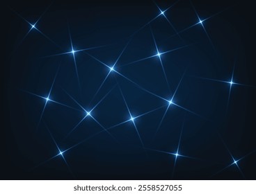 Minimum dark blue art abstract space background vector illustration.