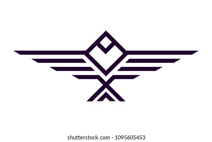 minimum eagle logo, for printing on t-shirt