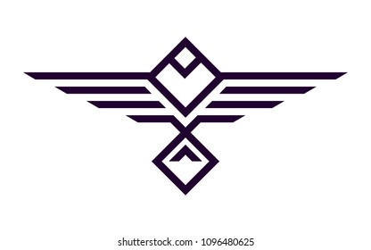 minimum eagle logo, for printing on t-shirt