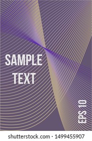 Minimum geometric coverage.  Minimalistic colorful cover. Geometric future template for flyer, poster, brochure and invitation.