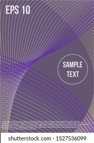 Minimum geometric coverage.  Minimalistic colorful cover. Geometric future template for flyer, poster, brochure and invitation.