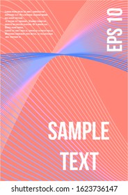 Minimum geometric coverage.  Minimalistic colorful cover. Geometric future template for flyer, poster, brochure and invitation.