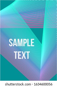 Minimum geometric coverage.  Minimalistic colorful cover. Geometric future template for flyer, poster, brochure and invitation.