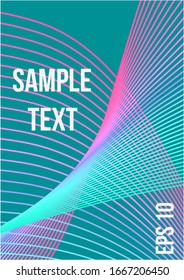 Minimum geometric coverage.  Minimalistic colorful cover. Geometric future template for flyer, poster, brochure and invitation.