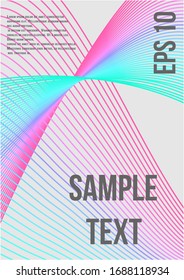 Minimum geometric coverage.  Minimalistic colorful cover. Geometric future template for flyer, poster, brochure and invitation.