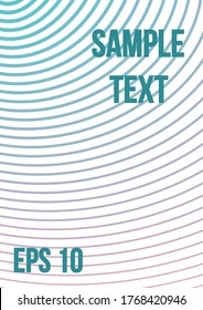 Minimum geometric coverage.  Minimalistic colorful cover. The future template for decorating the background of albums, business brochures, banner, poster.