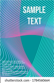 Minimum geometric coverage.  Minimalistic colorful cover. The future template for decorating the background of albums, business brochures, banner, poster.