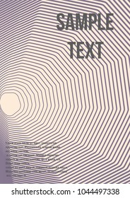 Minimum geometric coverage. Modern abstract cover from vector abstract lines. The future template for decorating the background of albums, business brochures, banner, poster.