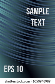 Minimum geometric coverage. Modern abstract cover from vector abstract lines. The future template for decorating the background of albums, business brochures, banner, poster.