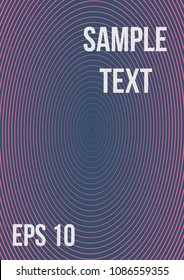 Minimum geometric coverage. Modern abstract cover from vector abstract lines. The future template for decorating the background of albums, business brochures, banner, poster.