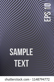 Minimum geometric coverage. Modern abstract cover from vector abstract lines. The future template for decorating the background of albums, business brochures, banner, poster.